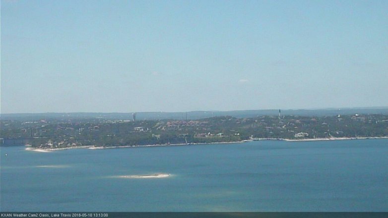 Lake Travis webcam, May 10, 2018 12:15 PM CT