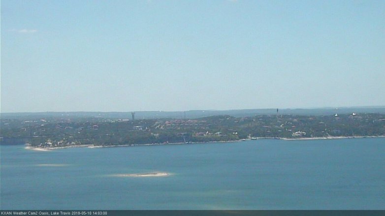 Lake Travis webcam, May 10, 2018 1:05 PM CT