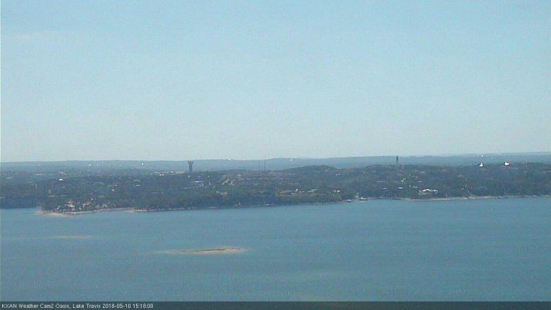 Lake Travis webcam, May 10, 2018 2:20 PM CT