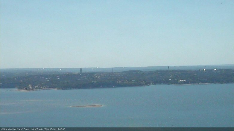 Lake Travis webcam, May 10, 2018 2:50 PM CT