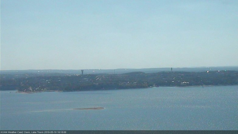 Lake Travis webcam, May 10, 2018 3:20 PM CT