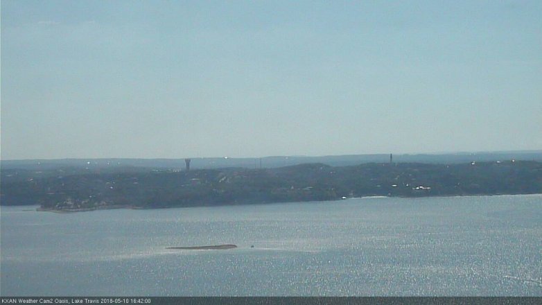Lake Travis webcam, May 10, 2018 3:45 PM CT