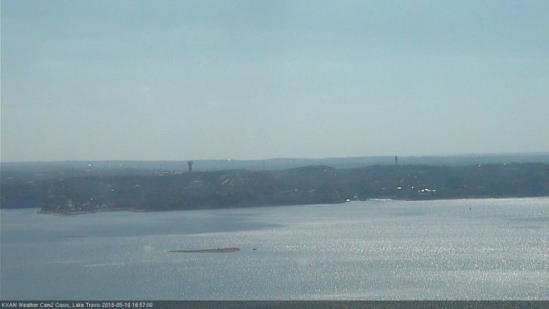 Lake Travis webcam, May 10, 2018 4:00 PM CT