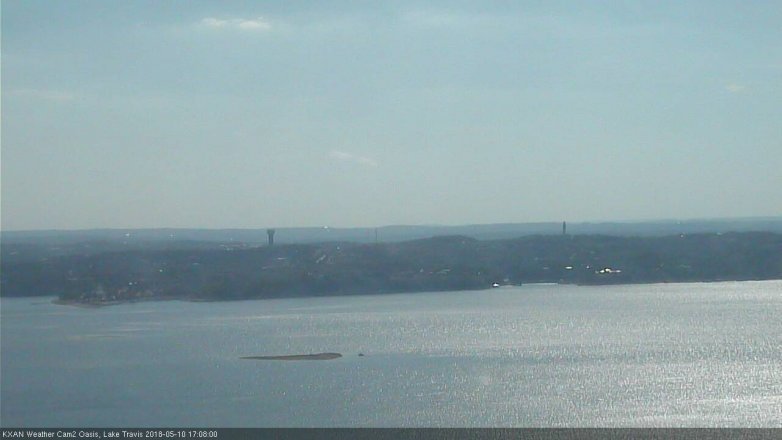 Lake Travis webcam, May 10, 2018 4:10 PM CT
