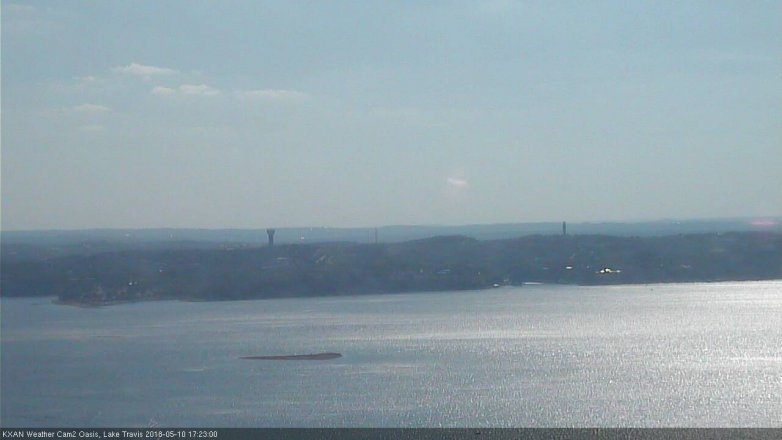 Lake Travis webcam, May 10, 2018 4:25 PM CT