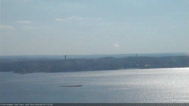 Lake Travis webcam, May 10, 2018 4:30 PM CT