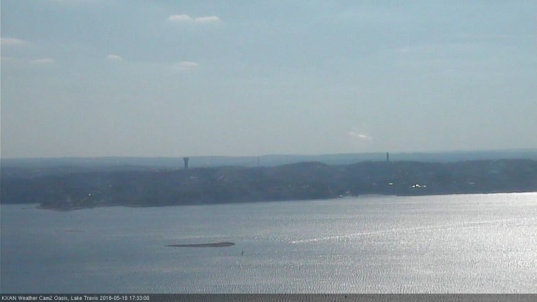 Lake Travis webcam, May 10, 2018 4:35 PM CT