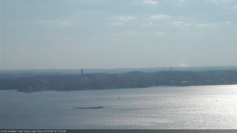 Lake Travis webcam, May 10, 2018 4:45 PM CT