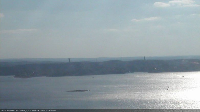 Lake Travis webcam, May 10, 2018 5:05 PM CT