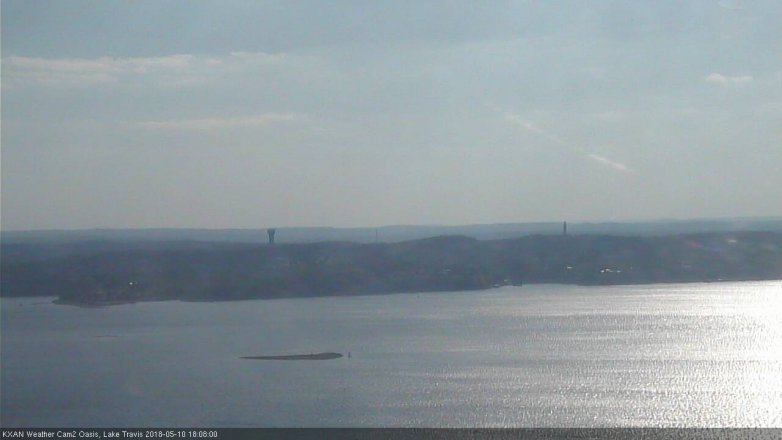 Lake Travis webcam, May 10, 2018 5:10 PM CT