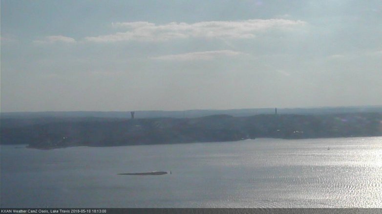 Lake Travis webcam, May 10, 2018 5:15 PM CT