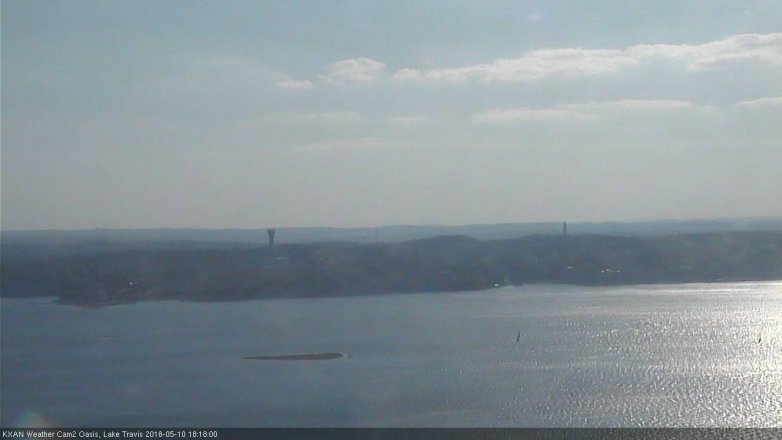 Lake Travis webcam, May 10, 2018 5:20 PM CT