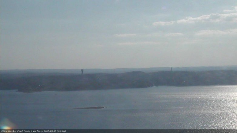 Lake Travis webcam, May 10, 2018 5:25 PM CT