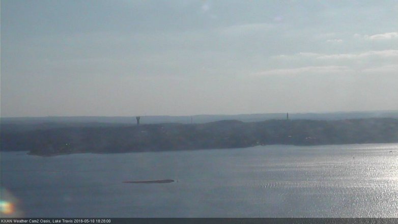Lake Travis webcam, May 10, 2018 5:30 PM CT