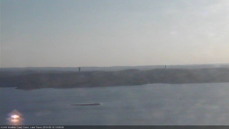 Lake Travis webcam, May 10, 2018 6:10 PM CT