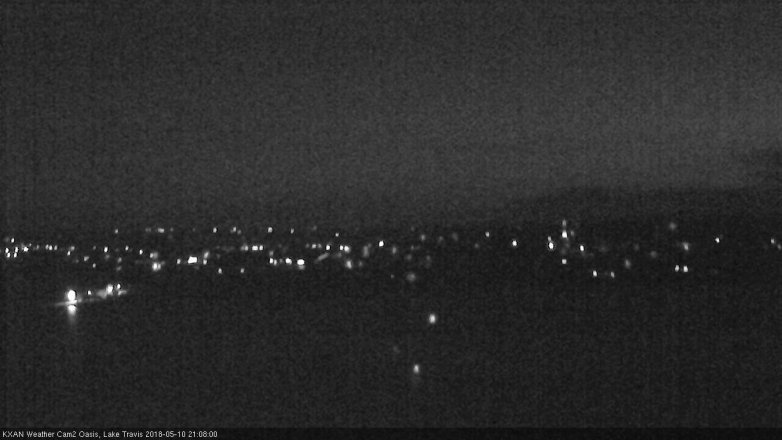 Lake Travis webcam, May 10, 2018 8:10 PM CT