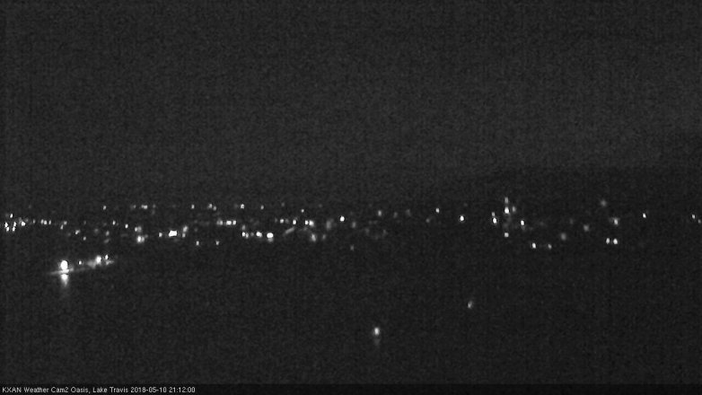Lake Travis webcam, May 10, 2018 8:15 PM CT