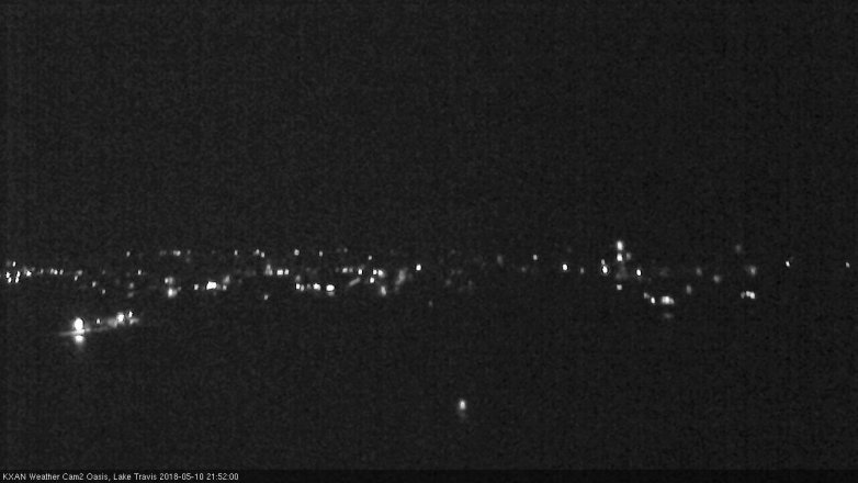 Lake Travis webcam, May 10, 2018 8:55 PM CT