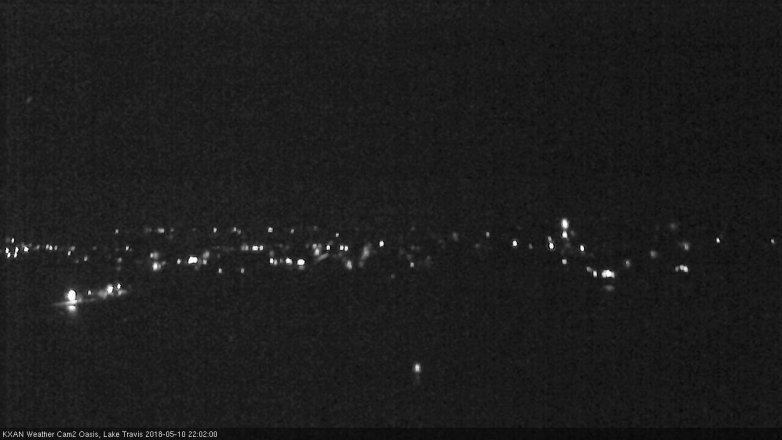 Lake Travis webcam, May 10, 2018 9:05 PM CT