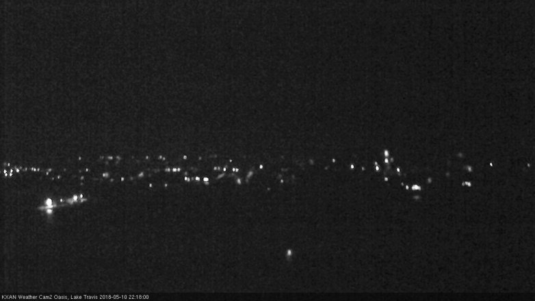 Lake Travis webcam, May 10, 2018 9:20 PM CT