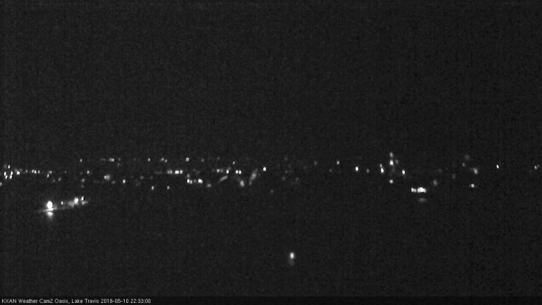 Lake Travis webcam, May 10, 2018 9:35 PM CT