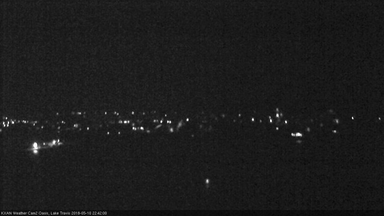 Lake Travis webcam, May 10, 2018 9:45 PM CT