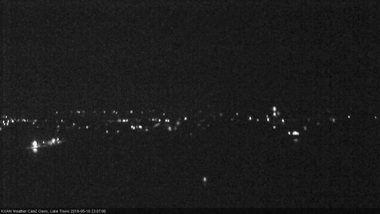Lake Travis webcam, May 10, 2018 10:10 PM CT