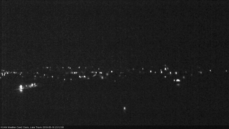Lake Travis webcam, May 10, 2018 10:15 PM CT