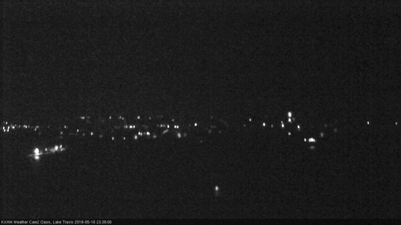 Lake Travis webcam, May 10, 2018 10:40 PM CT