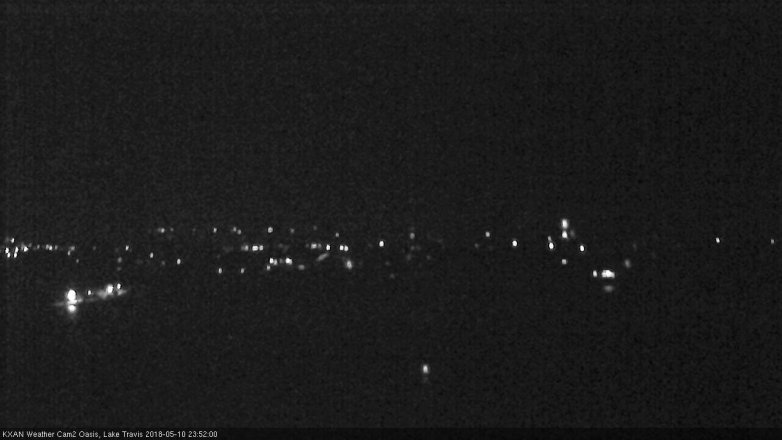Lake Travis webcam, May 10, 2018 10:55 PM CT