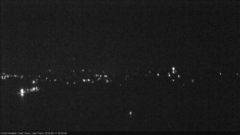 Lake Travis webcam, May 10, 2018 11:35 PM CT