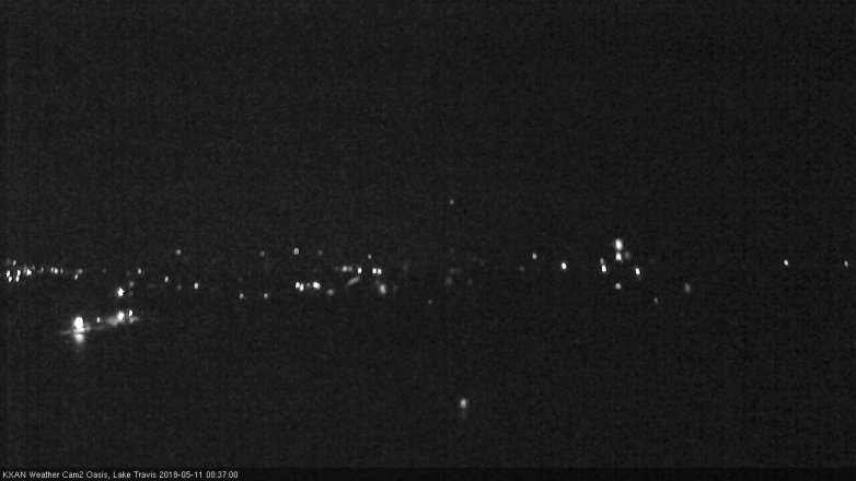 Lake Travis webcam, May 10, 2018 11:40 PM CT