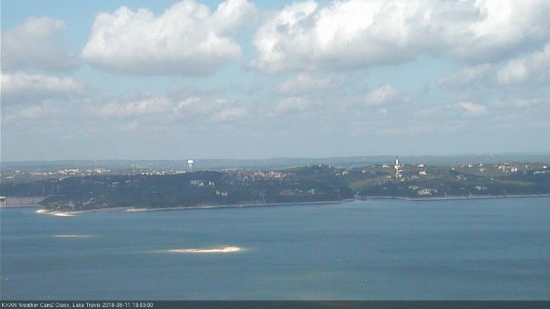 Lake Travis webcam, May 11, 2018 9:05 AM CT