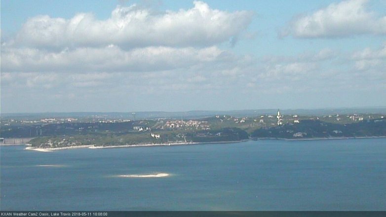 Lake Travis webcam, May 11, 2018 9:10 AM CT
