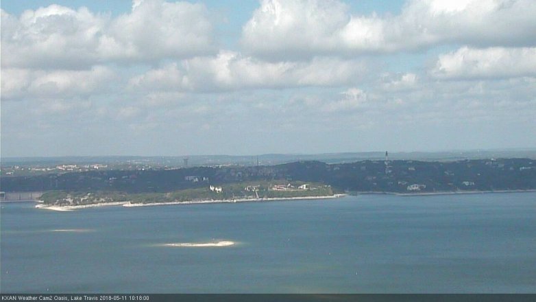 Lake Travis webcam, May 11, 2018 9:20 AM CT