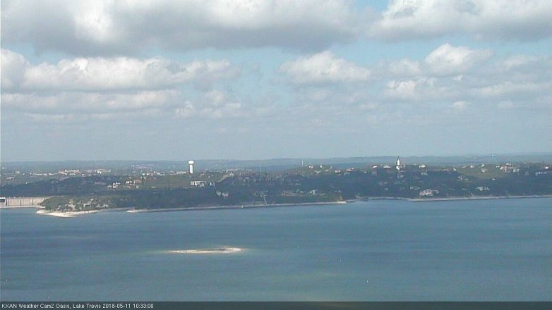 Lake Travis webcam, May 11, 2018 9:35 AM CT