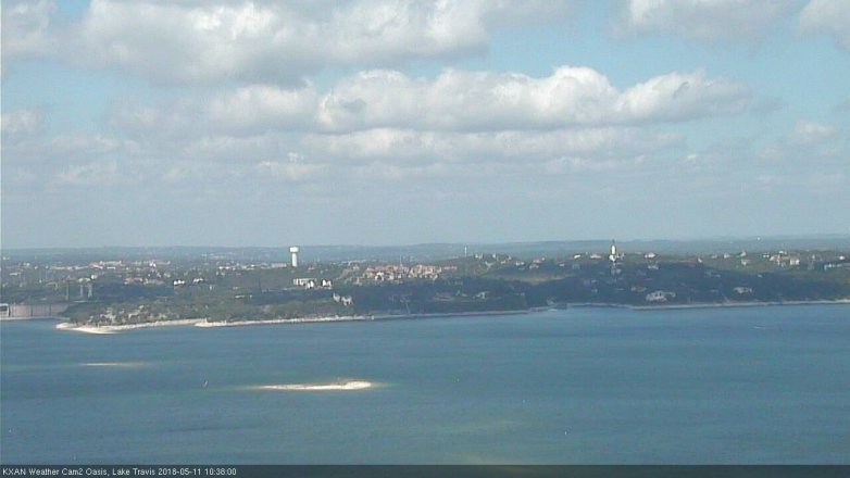 Lake Travis webcam, May 11, 2018 9:40 AM CT