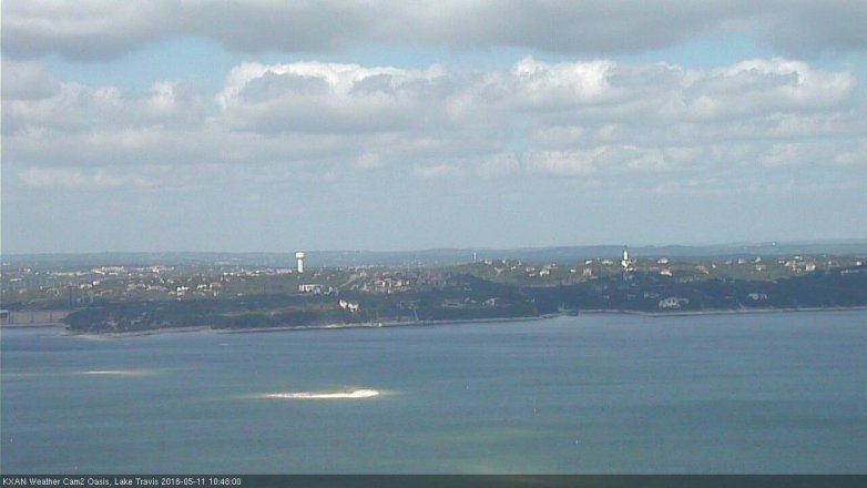 Lake Travis webcam, May 11, 2018 9:50 AM CT