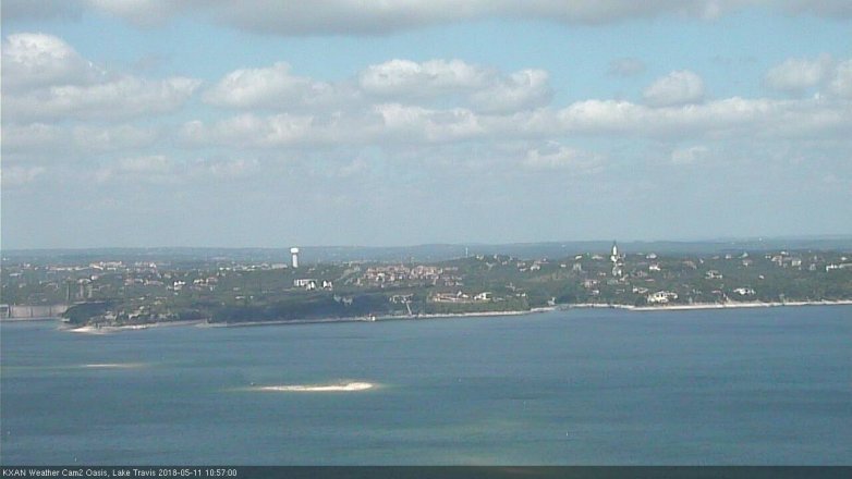 Lake Travis webcam, May 11, 2018 10:00 AM CT