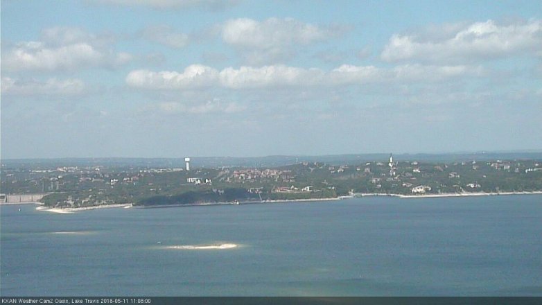Lake Travis webcam, May 11, 2018 10:10 AM CT