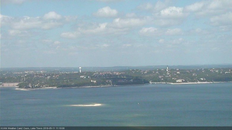 Lake Travis webcam, May 11, 2018 10:20 AM CT