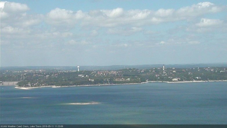 Lake Travis webcam, May 11, 2018 10:25 AM CT
