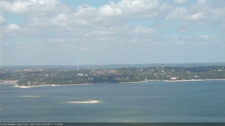 Lake Travis webcam, May 11, 2018 10:30 AM CT