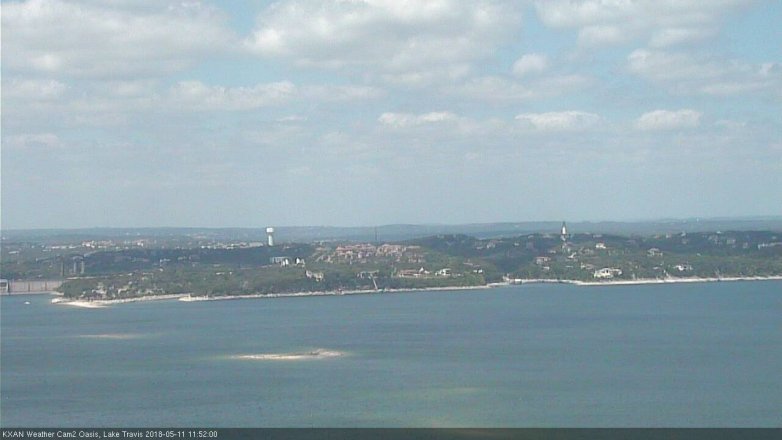 Lake Travis webcam, May 11, 2018 10:55 AM CT