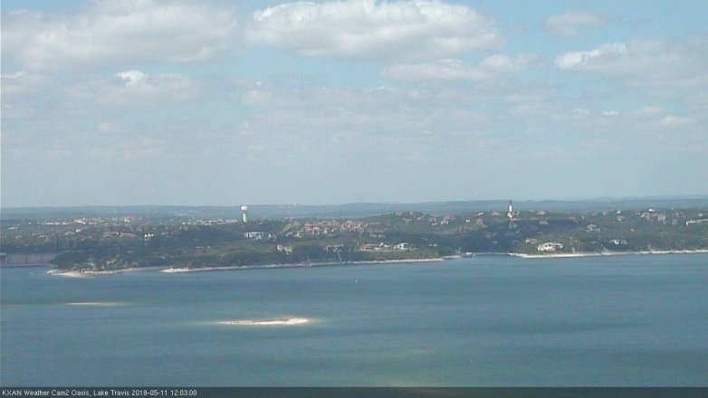 Lake Travis webcam, May 11, 2018 11:05 AM CT