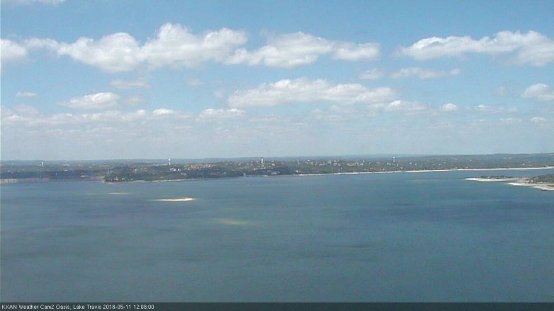 Lake Travis webcam, May 11, 2018 11:10 AM CT