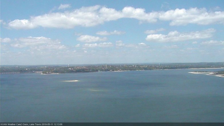 Lake Travis webcam, May 11, 2018 11:15 AM CT