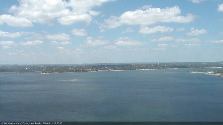 Lake Travis webcam, May 11, 2018 11:35 AM CT