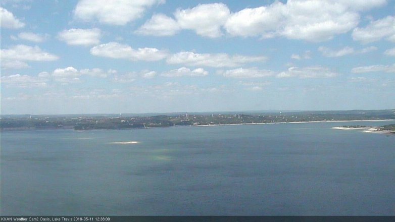 Lake Travis webcam, May 11, 2018 11:40 AM CT