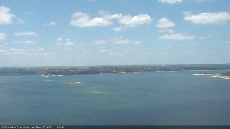 Lake Travis webcam, May 11, 2018 12:05 PM CT